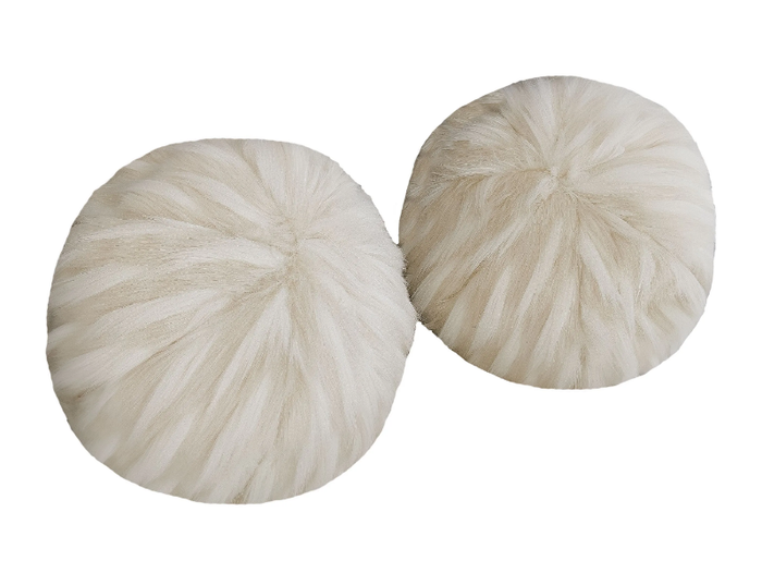 FBB6 / HFB6 - Round fake fur cushion _ MX HOME